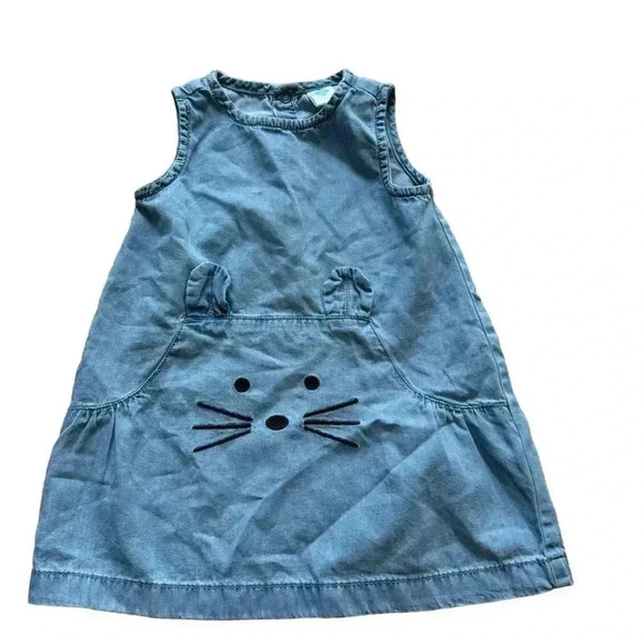 H& M Tops Corduroy Pants Dress Cheetah Pants Baby Girls SZ 12-18 months # 2052 - Picture 2 of 12